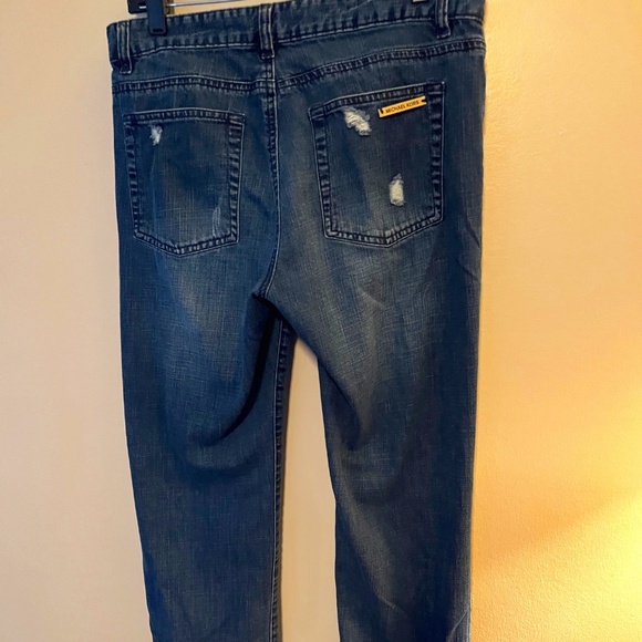 Michael Kors Women's Straight Leg Dark Wash Jeans - Size 6 - Picture 2 of 11